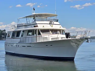 1980 70 Hatteras extended cabin stabilized Motoryacht
