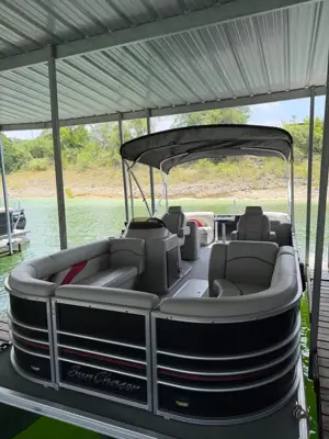 2017 Sunchaser Tritoon Sport with Mercury 200 Trailer Included!
