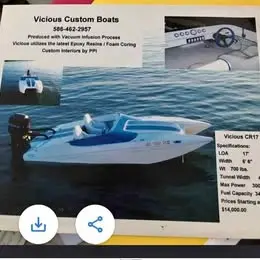 2005 vicious catamaran boat
