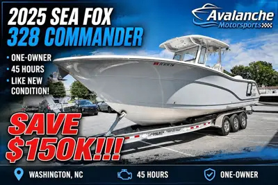 2025 Sea Fox 328 Commander ****Huge Savings****