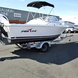 2004 Proline Dual Console walk around with 2014 yamaha 200hp