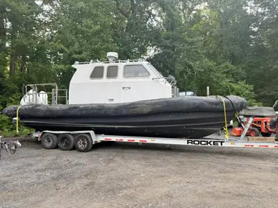 2002 Halmatic 32 RIB Work Boat
