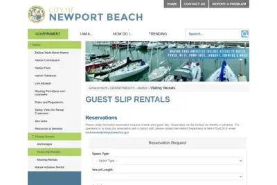 Marina Park (City of Newport Beach guest dock)