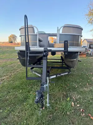 2020 18 foot Party Barge Pontoon boat with a 60 HP mercury