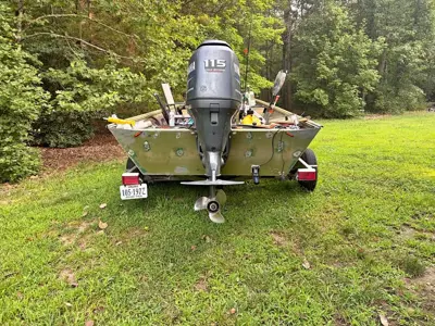 19ft aluminum all weld with a 115hp Yamaha
