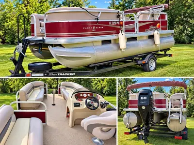Sun Tracker Party Barge DLX Pontoon Boat