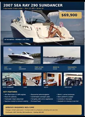 2007 Sea Ray Sundancer 290