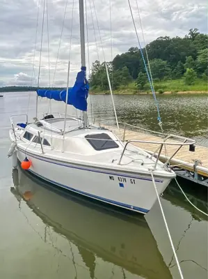 22’ 2001 Catalina (mkII) sailboat & trailer