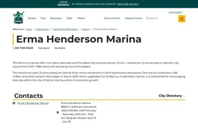 Erma Henderson Marina