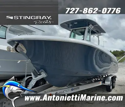 NEW 2027 STINGRAY 26CC BOAT WITH TWIN SUZUKI OUTBOARDS