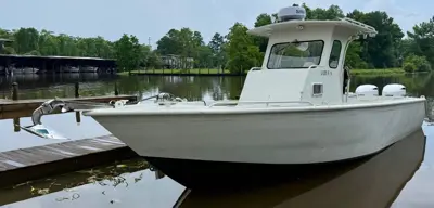 2002 LeBlanc Aluminum Center Console Deep Vee Offshore life time boat