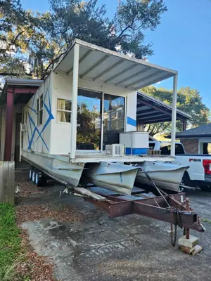 11x34 house boat with trailer