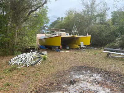 Homemade Catamaran