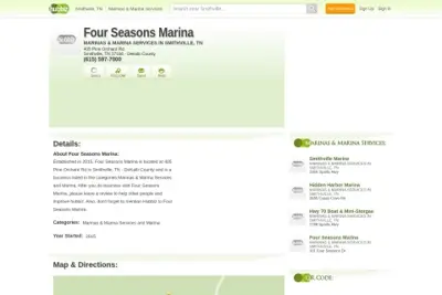 Centerhill Lake - Four Seasons Marina