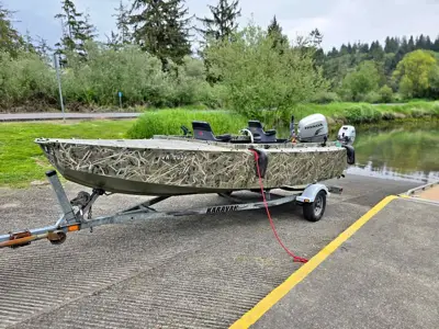2018 Custom Aluminum fishing & duck hunting boat