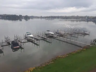 Boat slip, dock on Lake Minnetonka