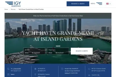 Yacht Haven Grande Miami at Island Gardens