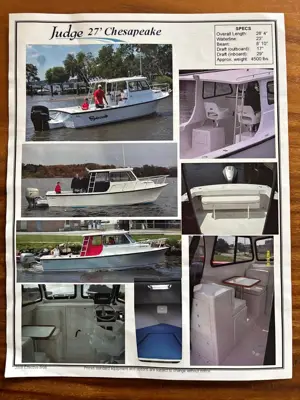 Judge 27' Chesapeake Boat