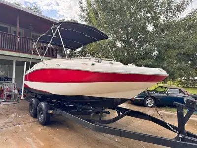 2009 hurricane deck boat 20.3