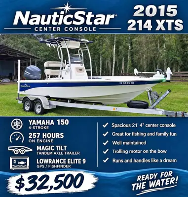 2015 Nauticstar 214 XTS