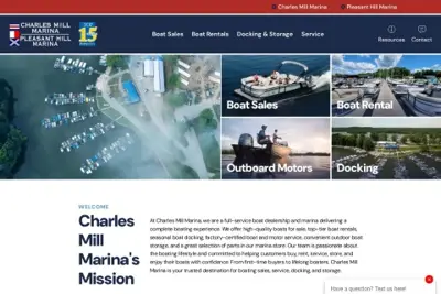 charles mills lake marina