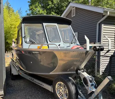 2020 Hewescraft 190 Sea Runner HT ET – Honda 200 + 9.9 Kicker –