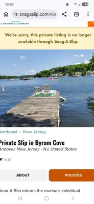 Boat Mooring in Hopatcong., New Jersey