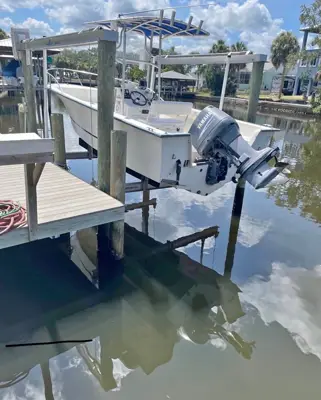 Palm Beach boat and trailer