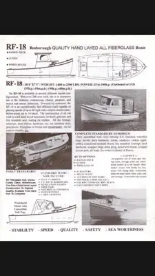 Rosborough RF-18 Fiberglass Boat