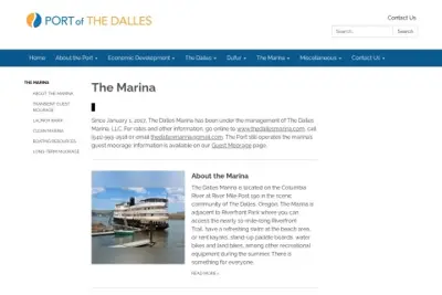 Port of The Dalles Marina