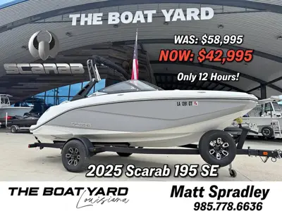 2025 Scarab 195 SE Jet Boat