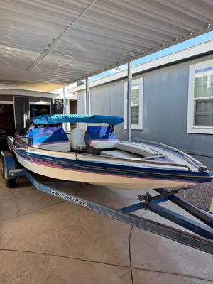 1991 21 ft kachina jet boat