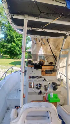 1980 19 ft Angler center Counsel 175 Yamaha outboard