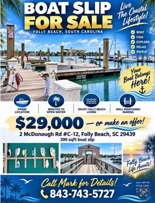 30’ boat slip
