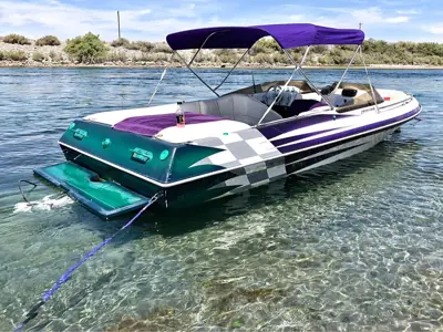 1999 Commander 2100LX High deck open bow jet boat
