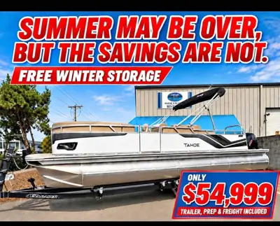 2026 Tahoe Pontoons Sport 85 VRB 25’