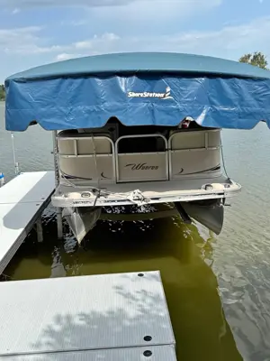 2008 Weeres Sportsman Deluxe 220 XE 2024 Honda 90 pontoon boat 22 ft.