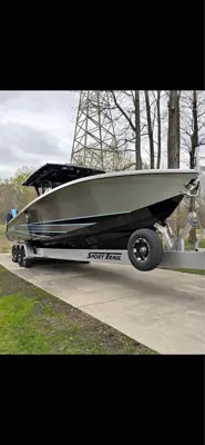 39 Nor-tech Sport Center Console with Quad 450 Mercury Racing Engines