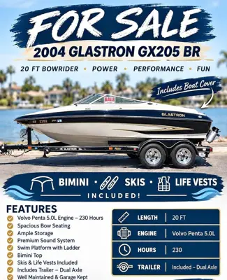 2004 Glastron GX205