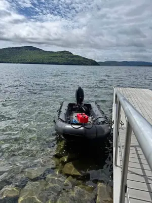 2021 MilPro Zodiac Fc 420 w/ Tohatsu 50hp and custom trailer