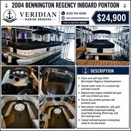 2004 Bennington Bennington Regency pontoon