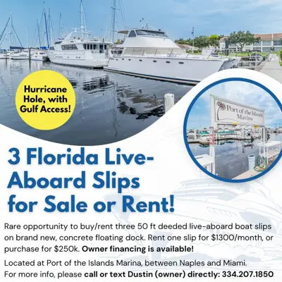 Boat slip available Rent/SELL