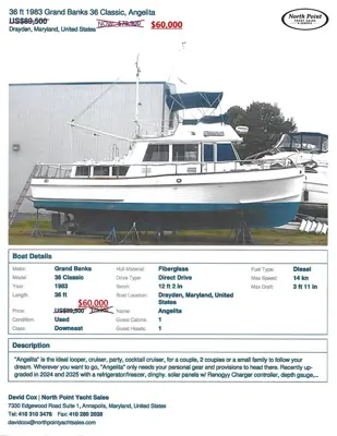 1983 Grand Banks 36 Classic