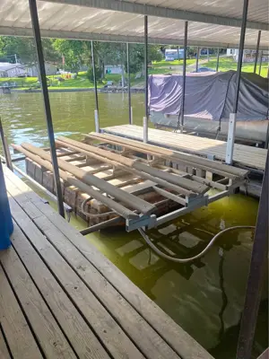A boat slip for lease