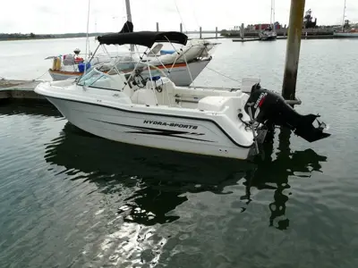 2003 Hydra-Sports 202DC plus alum trailer and many extras