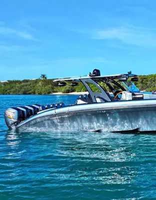 2019 Midnight Express 43 Open Carbon Edition