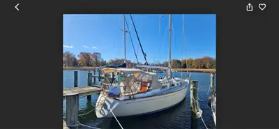 1984 38’ Sabre Sailboat
