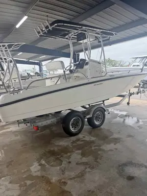 Boston Whaler Dauntless with Mercury Verado Engine and Karavan Trailer