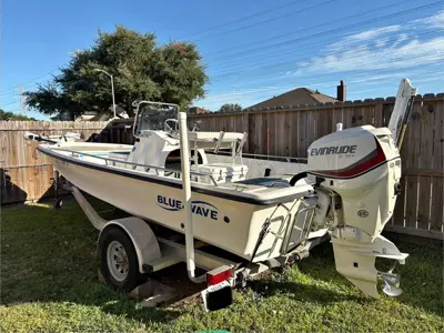 2002 18’9” Blue Wave - 2013 Evinrude E-TEC 115
