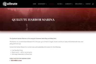 Quileute Harbor Marina